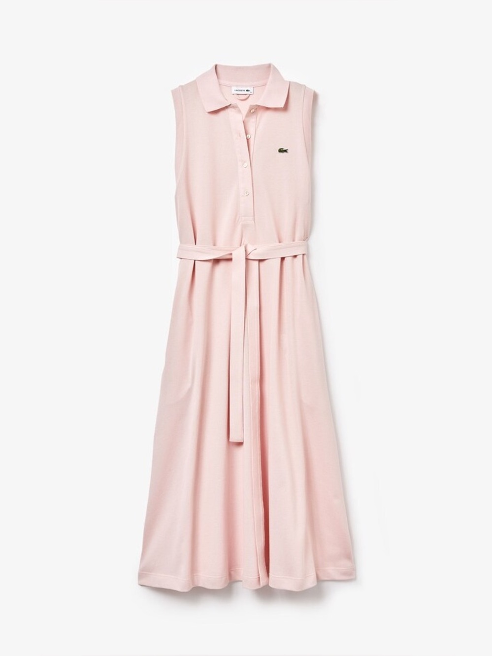Lacoste France Women's Sleeveless Polo Midi Dress